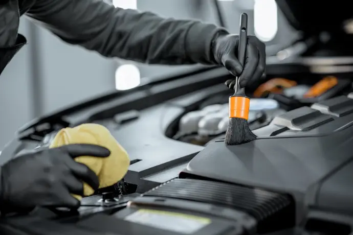 engine bay detailing